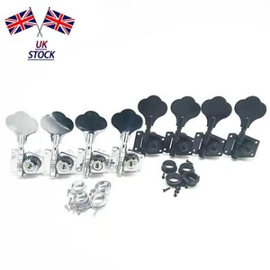 4Pack Jazz Bass Guitar Vintage Open Bass Tuners Right Tuning Gegs Machine Heads - Picture 1 of 25