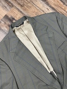 LL Bean Hahnentritt Blazer Jacke Herren 42R Vintage Made USA Polyester Mehrfarbig - Bild 1 von 16