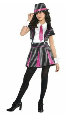 Disfraz de Halloween para muñeca gángster niña Foto 1 de 2