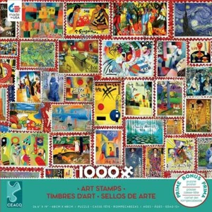 Ceaco puzzle; Art Stamps; art by Barbara Behr; 1000 pieces #3164-3 - Picture 1 of 2