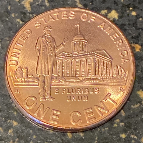 2009 D Lincoln Professional Life Cent (Red)  # 230605 • BU Cover