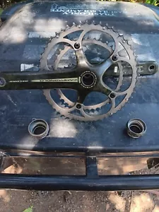 Campagnolo record 10 speed carbon crankset 175 mm, 39/53 ULTRA-TORQUE EXCELLENT - Picture 1 of 4