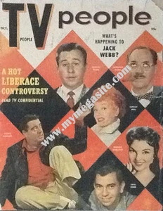 LUCILLE BALL - TV PEOPLE MAGAZINE -  OCT 1955 - Picture 1 of 1