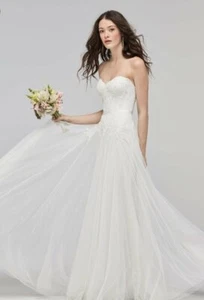 Willowby Watters Wedding Dress LUPINE Size 10 Ivory Over Oyster NEW!! - Picture 1 of 12