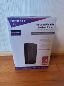 Netgear Model Router No. C3700 N600 Wifi Cable Modem Router DOCSIS 3.0 - Picture 1 of 7