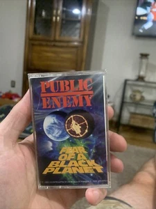PUBLIC ENEMY Fear Of A Black Planet Cassette Tape 1990 Rap Hip-Hop Rare Poster - Picture 1 of 4