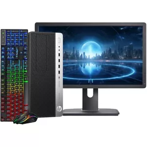 HP Gaming PC Desktop i5 32GB RAM 1TB SSD 22in LCD Windows 10 NVIDIA Graphics - Picture 1 of 5