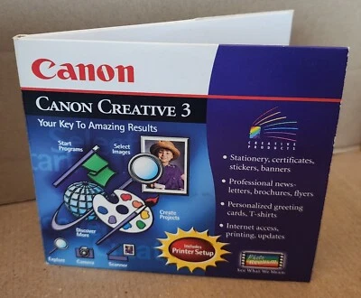 Canon Creative 3 PC Software Complete Publishing Suite Printer Setup CD-ROM - Image 1 of 3