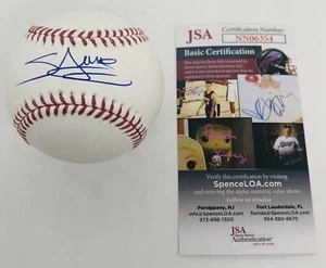 MIGUEL SANO SIGNED RAWLINGS MLB MAJOR LEAGUE BASEBALL MINNESOTA TWINS JSA COA - Picture 1 of 3
