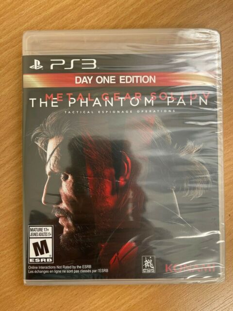 Metal Gear Solid V: The Phantom Pain Day One Edition - PS3 - New, Factory  Seale 83717202769