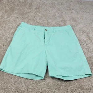 Johnnie-O Prep Shorts Chino Flat Front Golf Mint Green Embroidered Logo 34 - Picture 1 of 7