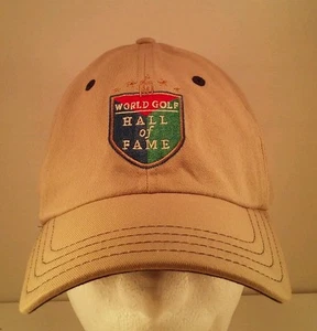 World Golf Hall of Fame Tan Embroidered Strapback Hat Cap Pukka Headwear - Bild 1 von 6