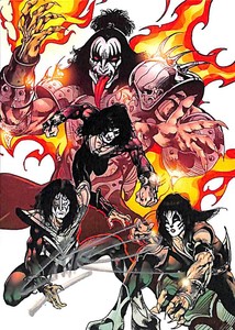 KISS Deluxe Ultra-Premium Trading Cards Autograph Card Roberto Castro silver