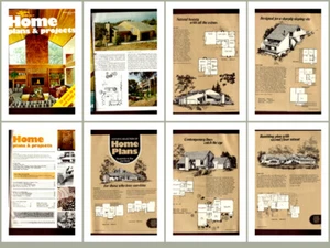 HUDSON HOME PLANS PROJECTS WIN 1976 X33 MID CENTURY MODERN RANCH HOMES C. 1976 - Picture 1 of 3