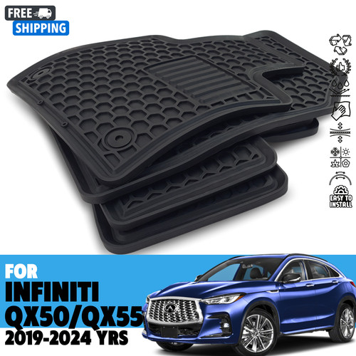 Floor mats for INFINITI QX50 20192024 QX55 20222024 All Weather