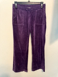 Women's DNA Classic Long Purple Sweatpants Large - Picture 1 of 3