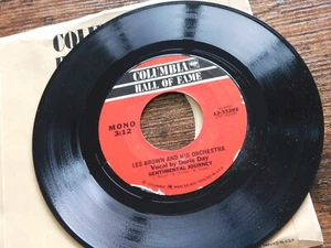 LES BROWN AND HIS ORCH VOCAL BY DORIS DAY SENTIMENTAL JOURNEY 45 RPM RECORD 066 - Picture 1 of 2