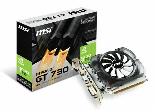 MSI GeForce GT 730 2GB DDR3 Graphics Card (N730-2GD3V3)