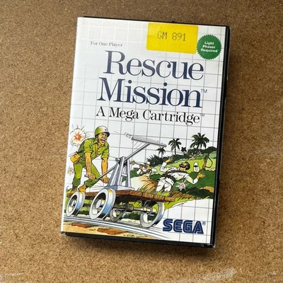Rescue Mission - Sega Master System Game *FREE Next Day Post from Sydney* - Image 1 of 4