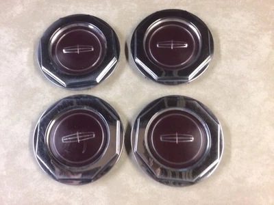 Juego de 4 tapas centrales Lincoln Continental 1977 1978 1979 OEM Foto 1 de 4