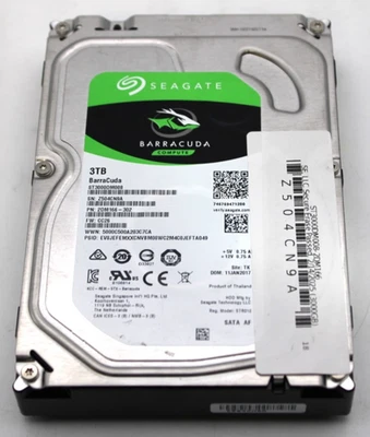 Seagate Barracuda ST3000DM008 3TB SATA 3.5" *USED/TESTED* - Image 1 of 2