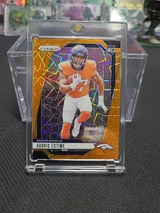 2024 Panini Prizm - Rookies Orange Velocity Prizm #306 Audric Estime (RC) - Bild 1 von 4