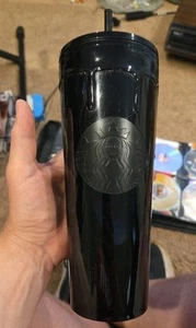 Starbucks Black Slime Halloween Release 2024 24 Oz. Cup Glossy Siren EUC - Picture 1 of 6