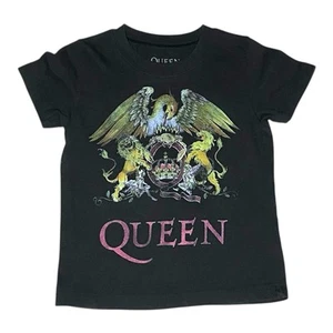 Queen Official Merc Black Graphic T-Shirt Size 3T - Picture 1 of 4