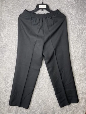 Antiga Calça Feminina DonnKenny Pull On Cozy Core Elástica Cintura Preta Tam11/12 26Wx28L - Imagem 1 de 4