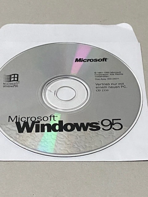 Microsoft Windows 95 - CD ohne Key - akzeptabel - Bild 1 von 1