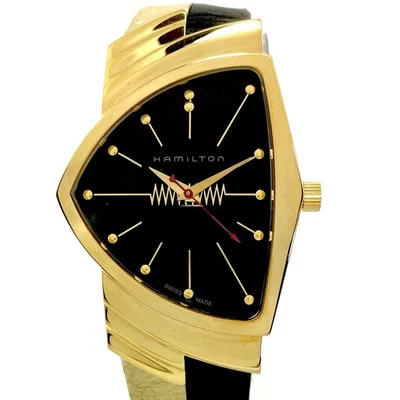 Hamilton Ventura Elvis Presley Limited Edition Model H24471731 Quartz Black Rare - image 1 of 4