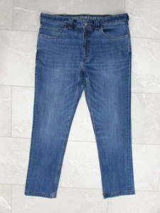 Pantalones de mezclilla Duluth Trading para hombre salón de baile doble flexibilidad talla 36x32 calce ajustado - Imagen 1 de 6