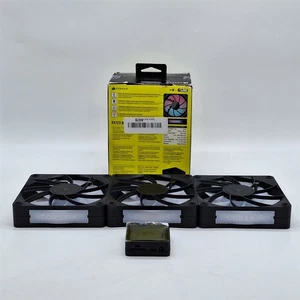 CORSAIR iCUE Link RX120 MAX RGB 120mm PWM Thick Fans – Triple Pack – Black - Picture 1 of 3