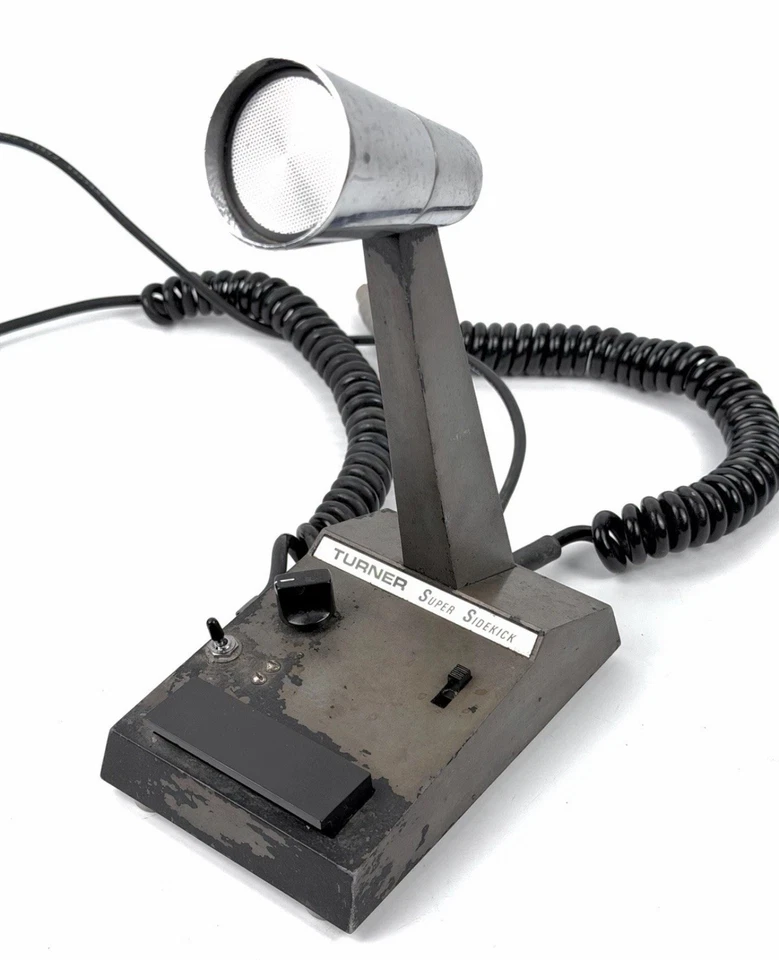 Turner Super Sidekick Power Tischmikrofon UNGETESTET - LESEN - Bild 1 von 4