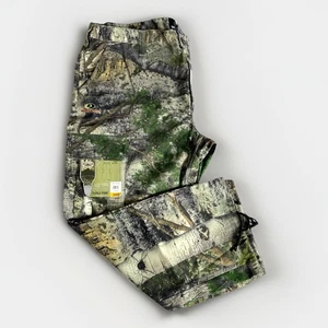 Pantalone da caccia uomo mimetico muschio quercia montagna country cargo 6 tasche XXXL NUOVO CON ETICHETTE - Foto 1 di 10