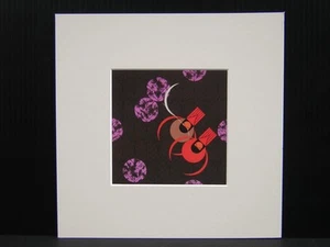 Carta artistica opaca Charley Harper Redbirds & Redbuds Cardinals - Foto 1 di 1