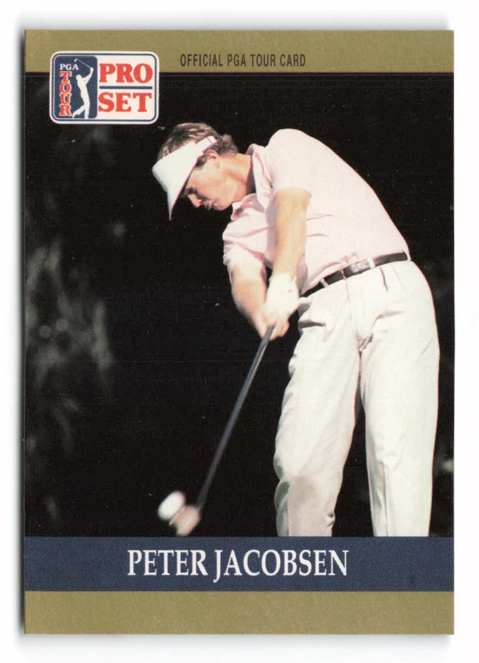 1990 Pro Set PGA Tour #19 Peter Jacobsen - Image 1 of 2