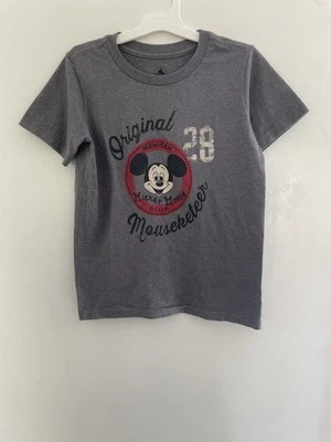 Disney Niños Niños Mickey Mouse Club Mouseketeer Mezcla de Algodón Camiseta Gris S 5/6 Foto 1 de 4