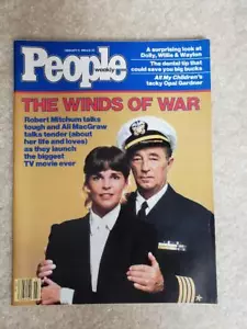 People Magazine February 14 1983 Ali Macgraw Robert Mitchum Dolly Ex No Label - Picture 1 of 3