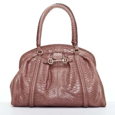 Bolso CHRISTIAN DIOR Vintage My Frame rojo oscuro cuero genuino escalado asa superior Foto 1 de 4