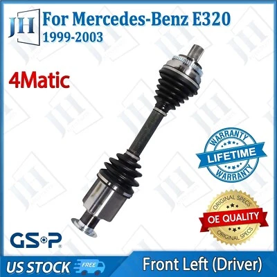 Eje delantero izquierdo OE para 99 2000 01 02 03 Mercedes-Benz E320 E430 4Matic Foto 1 de 4