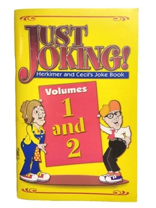 Vintage "Just Joking" Cartoons Joke Comics Herkimer & Cecil's Volumes 1 And 2 - Picture 1 of 6