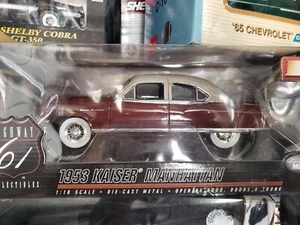 Highway 61 1953 Kaiser Manhattan Ivory Two Tone used in box 1:18 scale diecast  - Picture 1 of 2