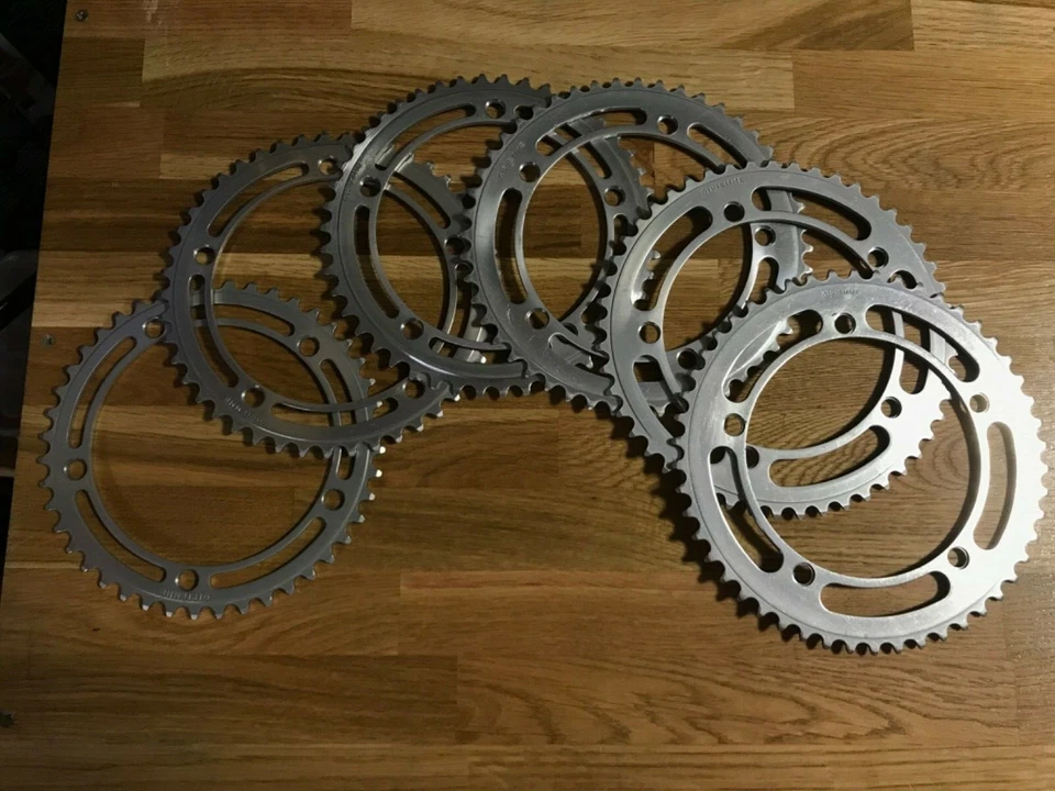 Platos Gipiemme Track vintage: BCD 144 mm, 1/8" tamaños junior: 44T a 50T, usados Foto 1 de 1