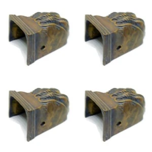 4 large 3" lion toe castor claw chair table wheel solid heavy pure brass castorB - Bild 1 von 4