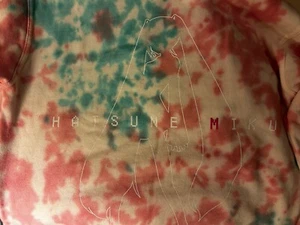 Hatsune Miku Shirt MikuChella Tie Dye Coachella 2024 Sweater Pullover MEDIUM - Picture 1 of 3