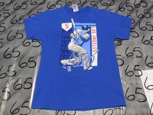 Large Youth Dodgers Corey Seager #5 2017 T Shirt - Picture 1 of 3