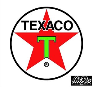 10" Pre War TEXACO GASOLINE Decal / Sticker
