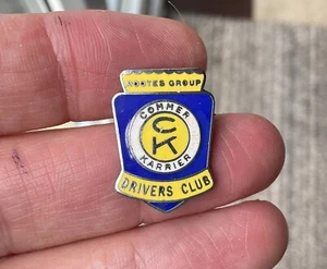 Vintage Rootes Group Commer Karrier Drivers Club Pin badge truck lorry motor - Picture 1 of 7