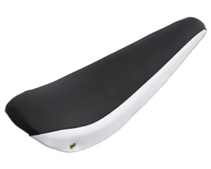 Sillín de 20 pulgadas para bicicleta Banana vinilo negro/blanco. - Imagen 1 de 1